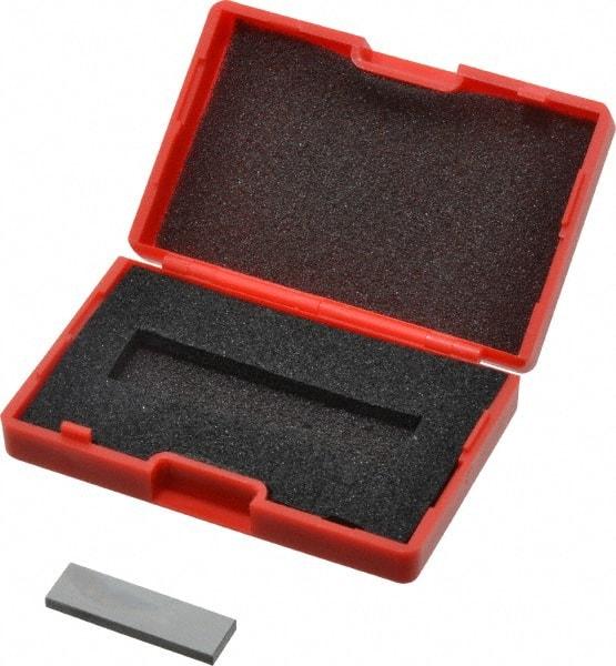 SPI - 0.1002" Rectangular Steel Gage Block - Accuracy Grade AS-1, Includes NIST Traceability Certification - Apex Tool & Supply