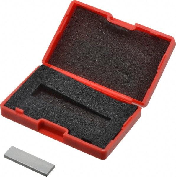 SPI - 0.1005" Rectangular Steel Gage Block - Accuracy Grade AS-1, Includes NIST Traceability Certification - Apex Tool & Supply