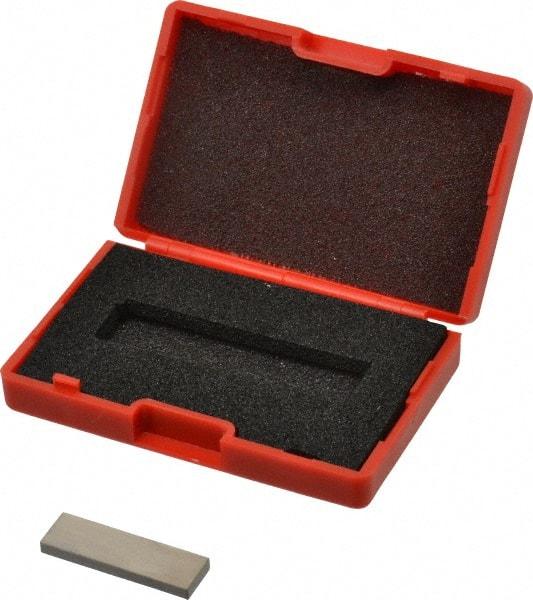 SPI - 0.106" Rectangular Steel Gage Block - Accuracy Grade AS-1, Includes NIST Traceability Certification - Apex Tool & Supply