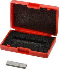 SPI - 0.107" Rectangular Steel Gage Block - Accuracy Grade AS-1, Includes NIST Traceability Certification - Apex Tool & Supply