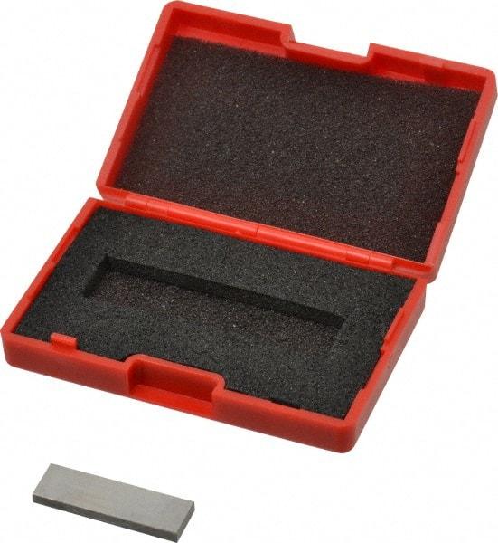 SPI - 0.108" Rectangular Steel Gage Block - Accuracy Grade AS-1, Includes NIST Traceability Certification - Apex Tool & Supply