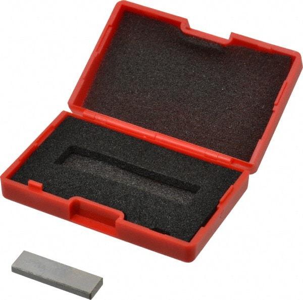 SPI - 0.12" Rectangular Steel Gage Block - Accuracy Grade AS-1, Includes NIST Traceability Certification - Apex Tool & Supply