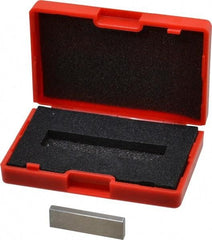 SPI - 0.125" Rectangular Steel Gage Block - Accuracy Grade AS-1, Includes NIST Traceability Certification - Apex Tool & Supply