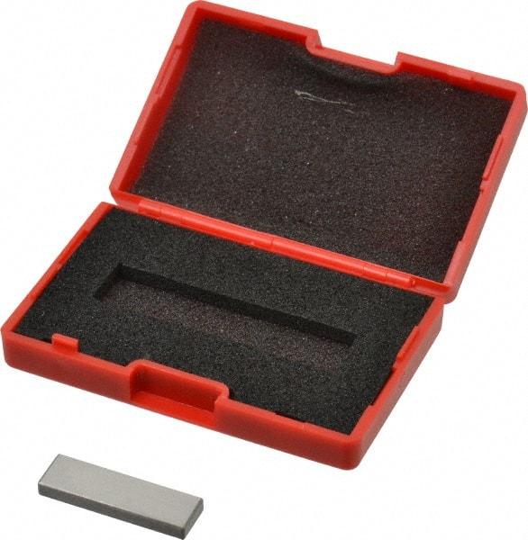 SPI - 0.13" Rectangular Steel Gage Block - Accuracy Grade AS-1, Includes NIST Traceability Certification - Apex Tool & Supply