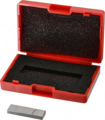 SPI - 0.136" Rectangular Steel Gage Block - Accuracy Grade AS-1, Includes NIST Traceability Certification - Apex Tool & Supply