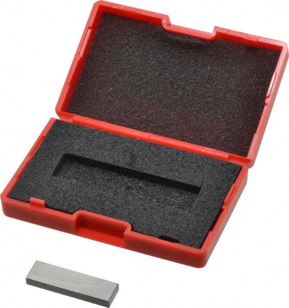 SPI - 0.137" Rectangular Steel Gage Block - Accuracy Grade AS-1, Includes NIST Traceability Certification - Apex Tool & Supply