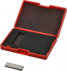 SPI - 0.138" Rectangular Steel Gage Block - Accuracy Grade AS-1, Includes NIST Traceability Certification - Apex Tool & Supply