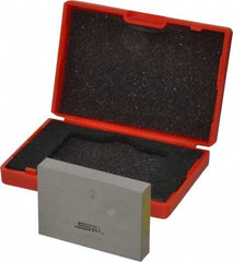 SPI - 2" Rectangular Steel Gage Block - Accuracy Grade AS-1, Includes NIST Traceability Certification - Apex Tool & Supply