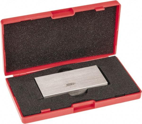 SPI - 3" Rectangular Steel Gage Block - Accuracy Grade AS-1, Includes NIST Traceability Certification - Apex Tool & Supply