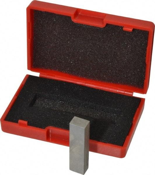 SPI - 0.25" Rectangular Steel Gage Block - Accuracy Grade AS-1, Includes NIST Traceability Certification - Apex Tool & Supply