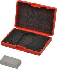 SPI - 0.7" Rectangular Steel Gage Block - Accuracy Grade AS-1, Includes NIST Traceability Certification - Apex Tool & Supply