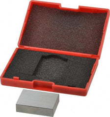 SPI - 0.95" Rectangular Steel Gage Block - Accuracy Grade AS-1, Includes NIST Traceability Certification - Apex Tool & Supply