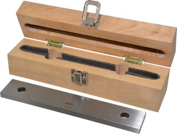 SPI - 8" Rectangular Steel Gage Block - Accuracy Grade AS-1, Includes NIST Traceability Certification - Apex Tool & Supply