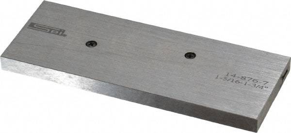 SPI - 1-5/16 to 1-3/4" Adjustable Parallel - 4-3/16" Long x 9/32" Thick - Apex Tool & Supply