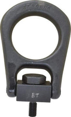 Jergens - 2,500 Lb Load Capacity Forged Center Pull Hoist Ring - 28 Ft/Lb Torque, 1/2 - 13 Thread, Alloy Steel - Apex Tool & Supply