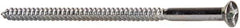 Value Collection - #10, 4" OAL, Phillips Drive, Flat Head Wood Screw - ASME B18.6.1, Zinc Plated Steel, Grade 2 - Apex Tool & Supply