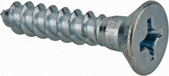Value Collection - #14, 1-1/4" OAL, Phillips Drive, Flat Head Wood Screw - ASME B18.6.1, Zinc Plated Steel, Grade 2 - Apex Tool & Supply