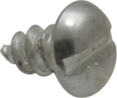 Value Collection - #6 Pan Head Slotted Sheet Metal Screw - Steel, 1/4" Length Under Head, AISI 1016, ASME B18.6.3, ASME B18.6.4 & SAE J933, Grade 1016-1024 - Apex Tool & Supply