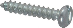 Value Collection - #6 Pan Head Slotted Sheet Metal Screw - Steel, 3/4" Length Under Head, AISI 1016, ASME B18.6.3, ASME B18.6.4 & SAE J933, Grade 1016-1024 - Apex Tool & Supply