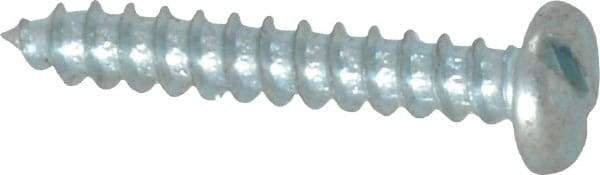 Value Collection - #6 Pan Head Slotted Sheet Metal Screw - Steel, 7/8" Length Under Head, AISI 1016, ASME B18.6.3, ASME B18.6.4 & SAE J933, Grade 1016-1024 - Apex Tool & Supply