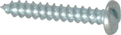 Value Collection - #6 Pan Head Slotted Sheet Metal Screw - Steel, 7/8" Length Under Head, AISI 1016, ASME B18.6.3, ASME B18.6.4 & SAE J933, Grade 1016-1024 - Apex Tool & Supply