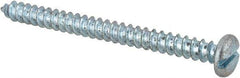 Value Collection - #8 Pan Head Slotted Sheet Metal Screw - Steel, 2" Length Under Head, Grade 2 - Apex Tool & Supply