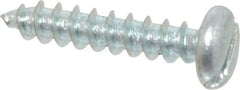 Value Collection - #10 Pan Head Slotted Sheet Metal Screw - Steel, 1" Length Under Head, Grade 2 - Apex Tool & Supply