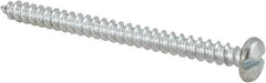Value Collection - #10 Pan Head Slotted Sheet Metal Screw - Steel, 2-1/2" Length Under Head, Grade 2 - Apex Tool & Supply