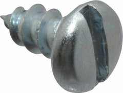 Value Collection - #12 Pan Head Slotted Sheet Metal Screw - Steel, 1/2" Length Under Head, Grade 2 - Apex Tool & Supply