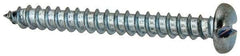 Value Collection - #12 Pan Head Slotted Sheet Metal Screw - Steel, 2" Length Under Head, Grade 2 - Apex Tool & Supply