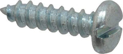 Value Collection - #14 Pan Head Slotted Sheet Metal Screw - Steel, 1" Length Under Head, Grade 2 - Apex Tool & Supply
