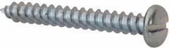 Value Collection - #14 Pan Head Slotted Sheet Metal Screw - Steel, 2" Length Under Head, Grade 2 - Apex Tool & Supply