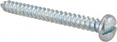 Value Collection - #14 Pan Head Slotted Sheet Metal Screw - Steel, 2-1/2" Length Under Head, Grade 2 - Apex Tool & Supply