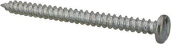 Value Collection - #14 Pan Head Slotted Sheet Metal Screw - Steel, 3" Length Under Head, Grade 2 - Apex Tool & Supply