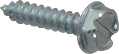Value Collection - #6 Hex Washer Head Slotted Sheet Metal Screw - Steel, 5/8" Length Under Head, Grade 2 - Apex Tool & Supply