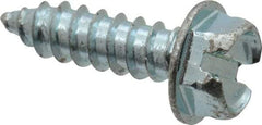 Value Collection - #12 Hex Washer Head Slotted Sheet Metal Screw - Steel, 3/4" Length Under Head, Grade 2 - Apex Tool & Supply