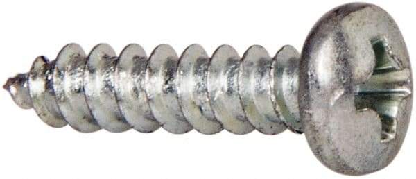 Value Collection - #6 Pan Head Phillips Sheet Metal Screw - Steel, 5/8" Length Under Head, Grade 2 - Apex Tool & Supply