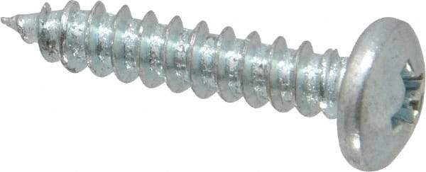 Value Collection - #7 Pan Head Phillips Sheet Metal Screw - Steel, 3/4" Length Under Head, Grade 2 - Apex Tool & Supply