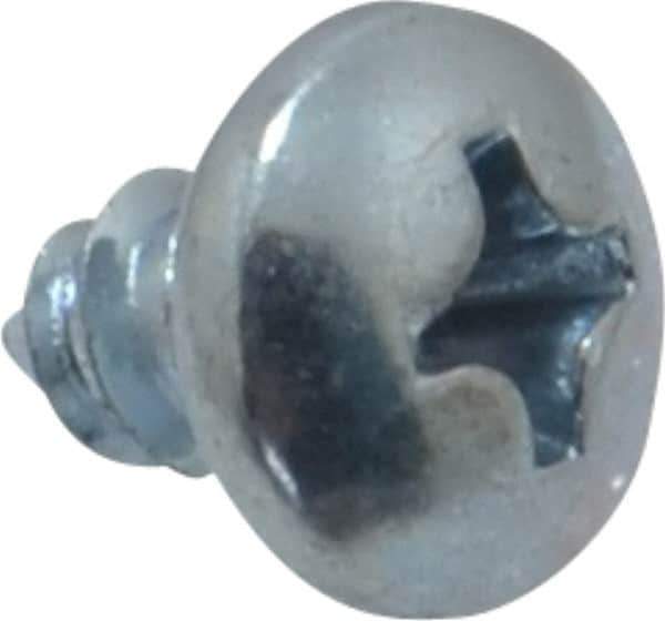 Value Collection - #8 Pan Head Phillips Sheet Metal Screw - Steel, 1/4" Length Under Head, Grade 2 - Apex Tool & Supply