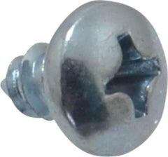 Value Collection - #8 Pan Head Phillips Sheet Metal Screw - Steel, 1/4" Length Under Head, Grade 2 - Apex Tool & Supply