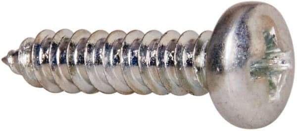 Value Collection - #8 Pan Head Phillips Sheet Metal Screw - Steel, 3/4" Length Under Head, Grade 2 - Apex Tool & Supply