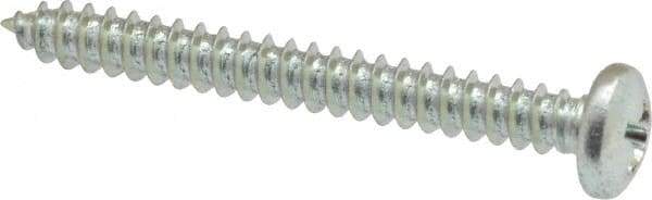 Value Collection - #8 Pan Head Phillips Sheet Metal Screw - Steel, 1-1/2" Length Under Head, Grade 2 - Apex Tool & Supply