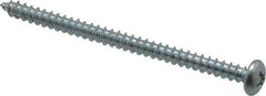 Value Collection - #8 Pan Head Phillips Sheet Metal Screw - Steel, 2-1/2" Length Under Head, Grade 2 - Apex Tool & Supply