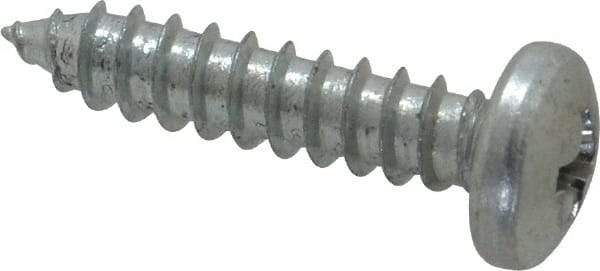 Value Collection - #10 Pan Head Phillips Sheet Metal Screw - Steel, 7/8" Length Under Head, Grade 2 - Apex Tool & Supply
