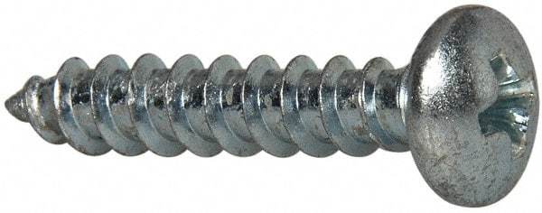 Value Collection - #10 Pan Head Phillips Sheet Metal Screw - Steel, 1" Length Under Head, Grade 2 - Apex Tool & Supply