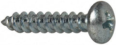 Value Collection - #10 Pan Head Phillips Sheet Metal Screw - Steel, 1" Length Under Head, Grade 2 - Apex Tool & Supply