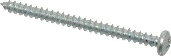Value Collection - #10 Pan Head Phillips Sheet Metal Screw - Steel, 2-1/2" Length Under Head, Grade 2 - Apex Tool & Supply