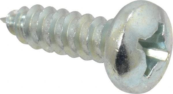Value Collection - #12 Pan Head Phillips Sheet Metal Screw - Steel, 3/4" Length Under Head, Grade 2 - Apex Tool & Supply