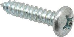 Value Collection - #12 Pan Head Phillips Sheet Metal Screw - Steel, 1" Length Under Head, Grade 2 - Apex Tool & Supply