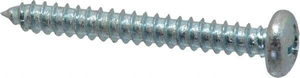 Value Collection - #12 Pan Head Phillips Sheet Metal Screw - Steel, 1-3/4" Length Under Head, Grade 2 - Apex Tool & Supply